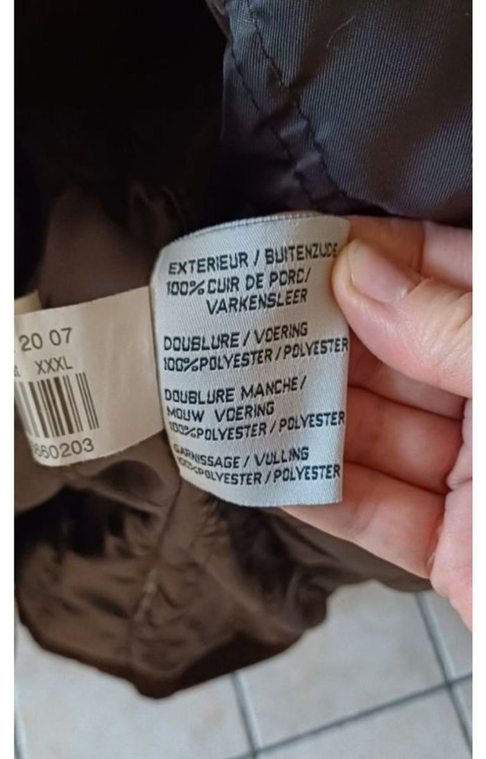 Manteau cuir homme - photo numéro 4