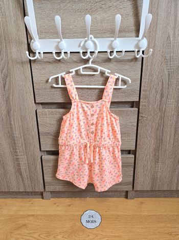 Vêtement Bébé Fille - Combishort Fleurie & Flamants roses - Obaibi - 23 mois 86 cm