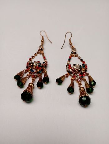 Boucles d'oreille pierres