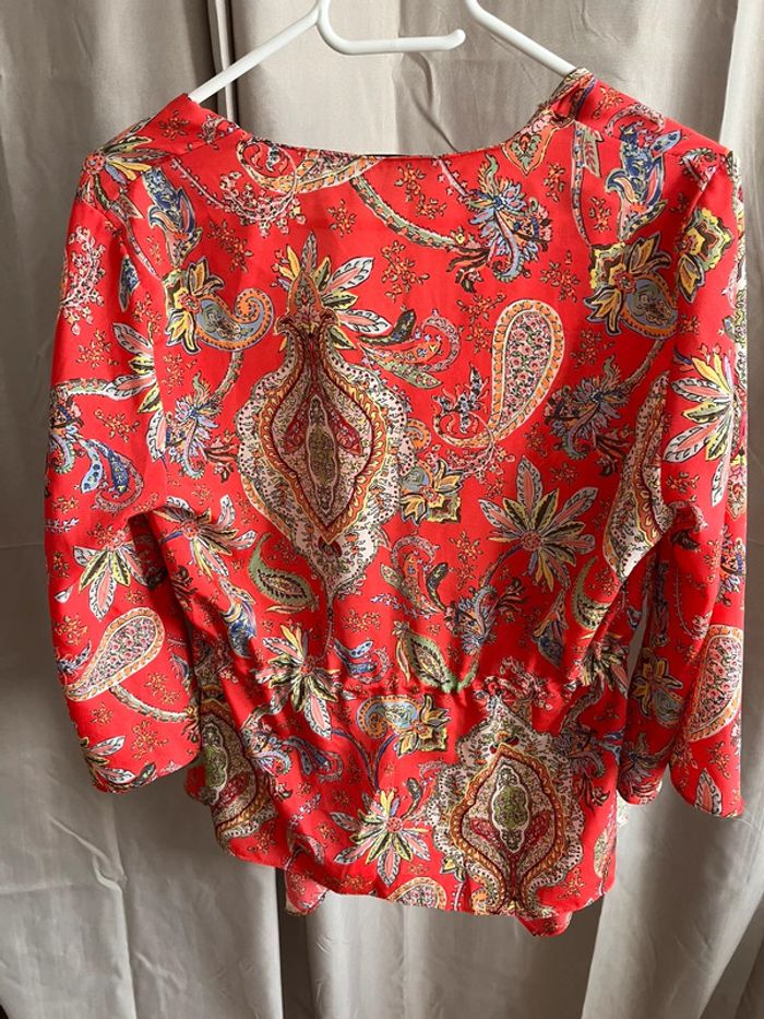 Blouse Zara t.xS mais oversize - photo numéro 2
