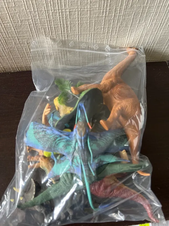Lot de dinosaures décors jungle 20 cm - photo numéro 2