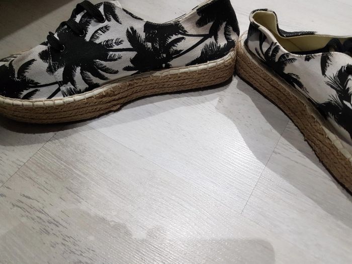 Chaussures en toile à plateforme - photo numéro 2