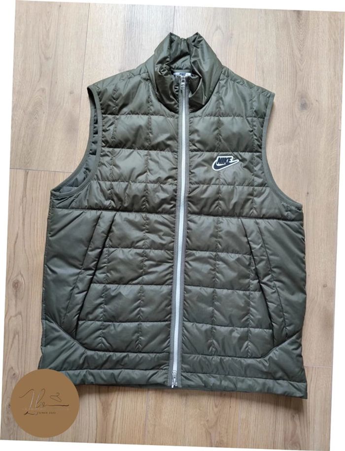 Veste sans manches Nike Kaki Taille M - photo numéro 2