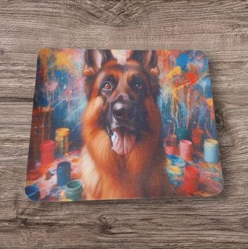 Tapis de souris berger allemand