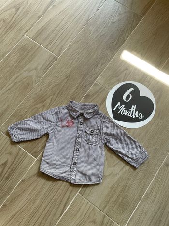Chemise manches longues 6 mois