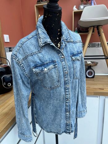 Veste en jean S Bershka