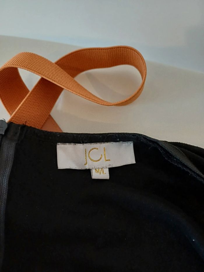 Robe noire sexy en suédine avec laçage JCL taille M/L 38/40 - photo numéro 7