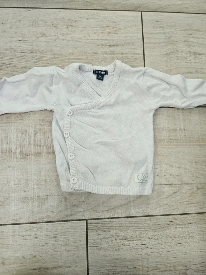 Gilet bébé naissance / brassière bébé naissance