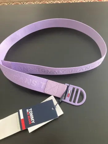 Tommy Hilfiger ceinture écriture violet Lila taille 75 cm