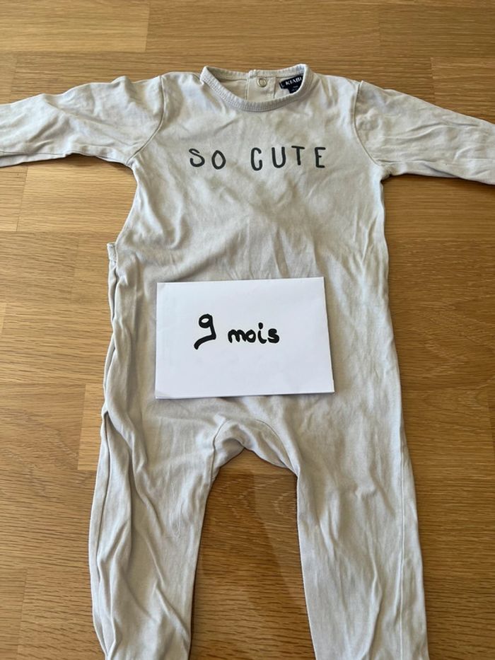Pyjama léger 9 mois