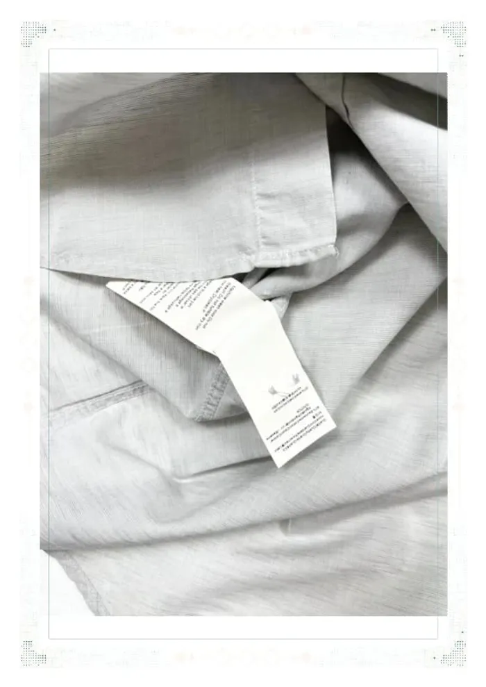 Chemise Hugo Boss grise deux poches homme taille M coton très bon état - photo numéro 6