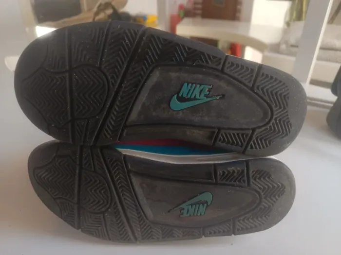 💓basket femme Nike air flight limité rose et bleu pointure 38 rare couleur fashy sport - photo numéro 12