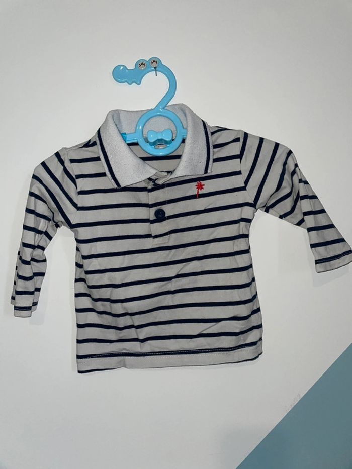 Polo manche longue