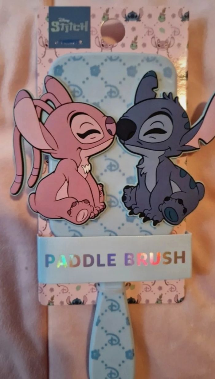 Brosse à cheveux Stitch et Angel