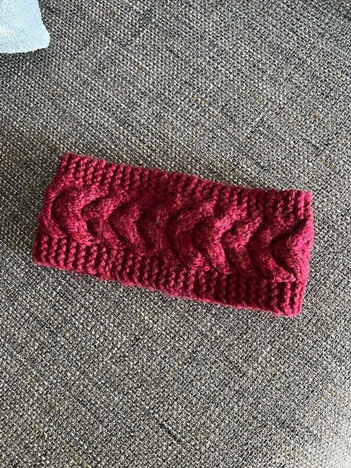 Bandeau tricoté main