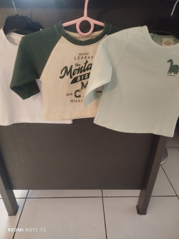 #kytie6moisgarcon. 3 Tee shirt manches longues taille 6 mois - photo numéro 5