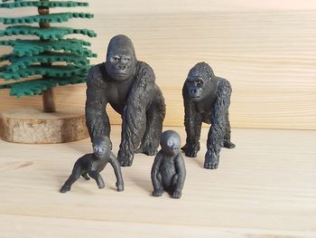 Schleich famille gorille Figurine Animal de la savane