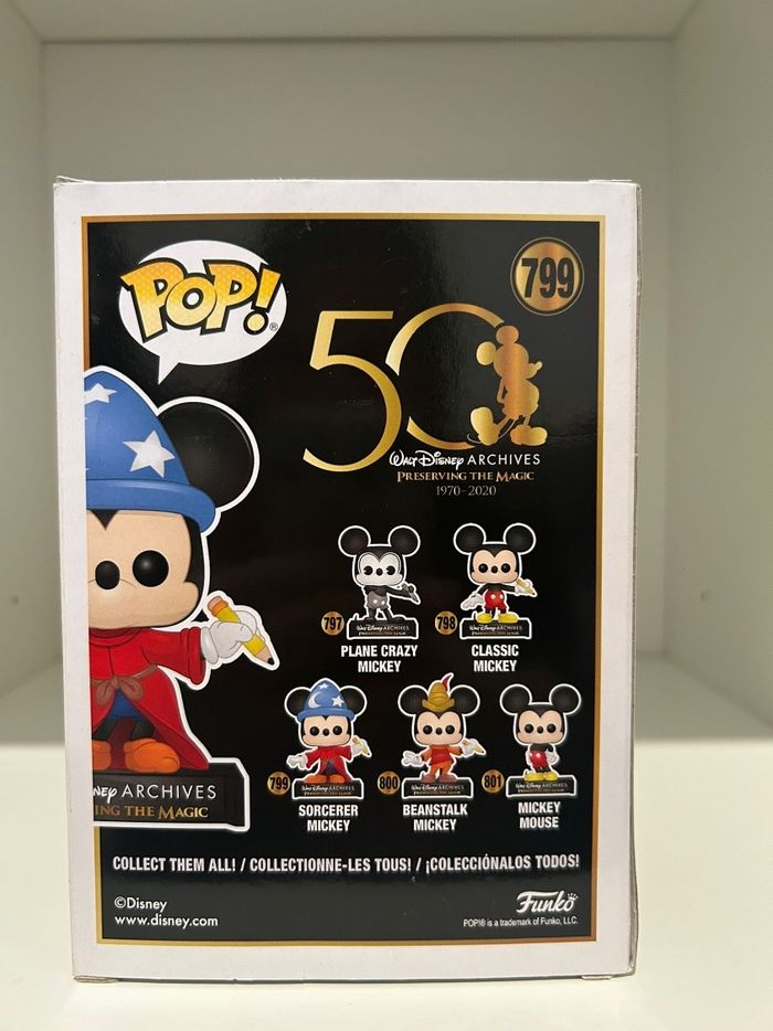 Funko Pop Disney – Sorcerer Mickey (#799) - photo numéro 2