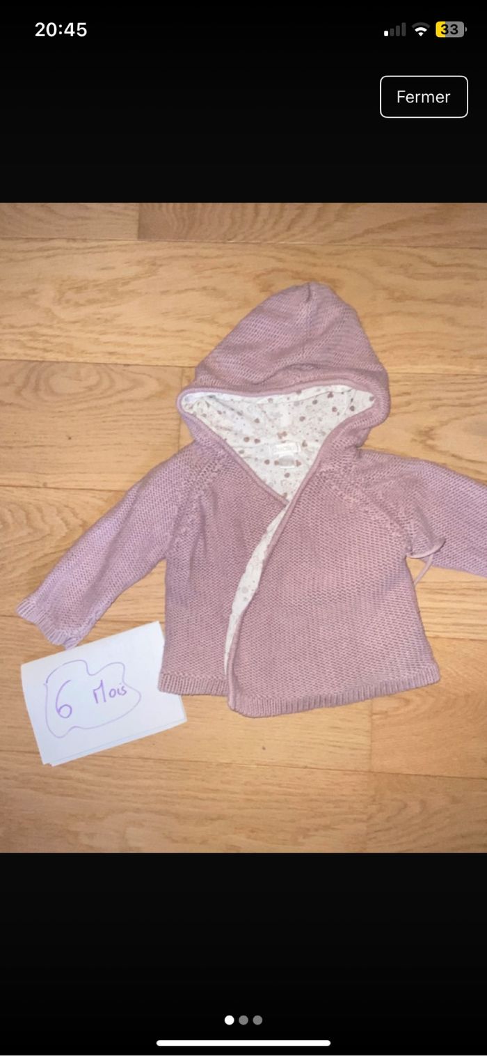 Lot pull gilets 6 mois - photo numéro 7