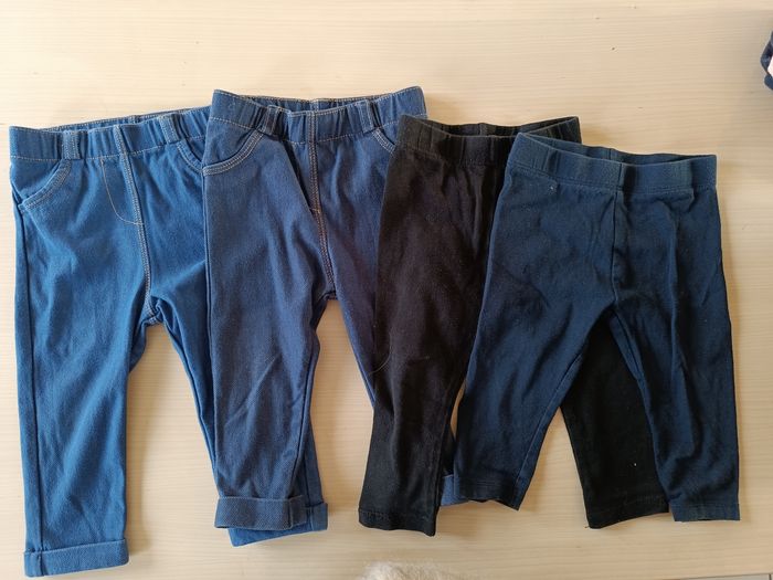 Lot 7 pantalons 12 mois - photo numéro 2