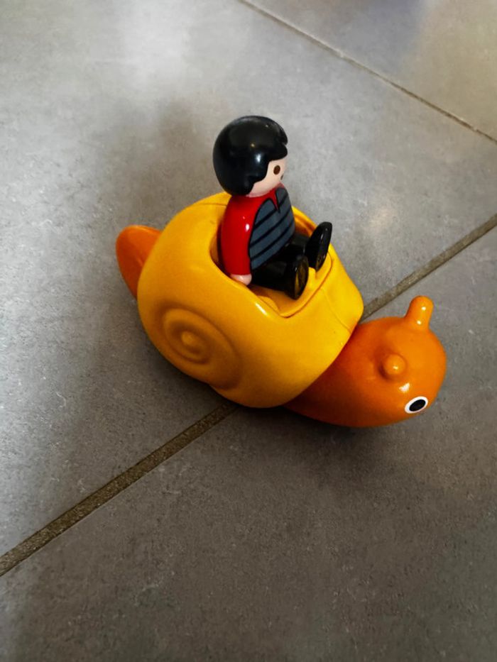 Escargot à bascule avec garçon - Playmobil 1, 2, 3 - 6755 - A partir: 18 mois - photo numéro 3