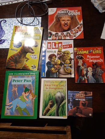 Lot 7 livres enfant 