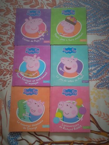 Lot livre peppa pig