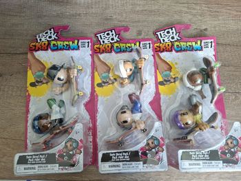 Lot de 3 packs Tech Deck SK8 Crew – Série 1
