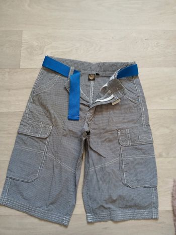 Bermuda short avec ceinture