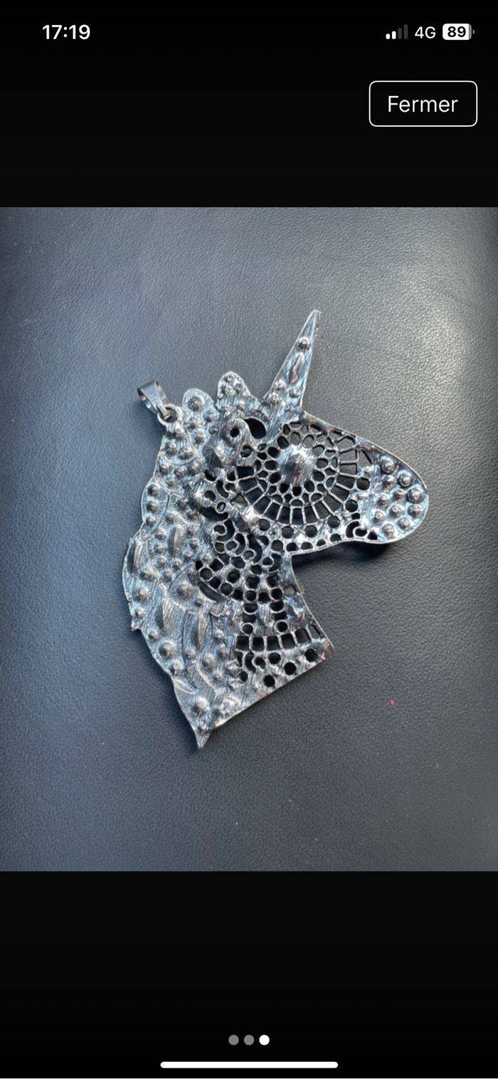Pendentif Licorne - photo numéro 3