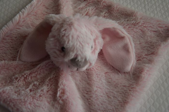 DOUDOU PLAT LAPIN ROSE * BABY NAT' * 1648 - photo numéro 3