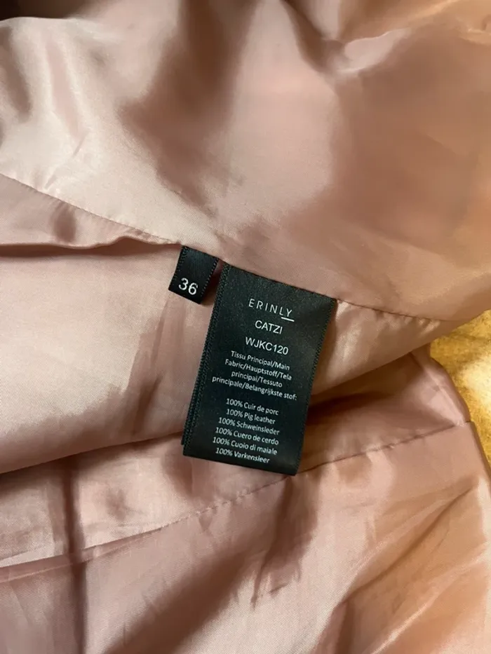 Veste courte en daim - photo numéro 5