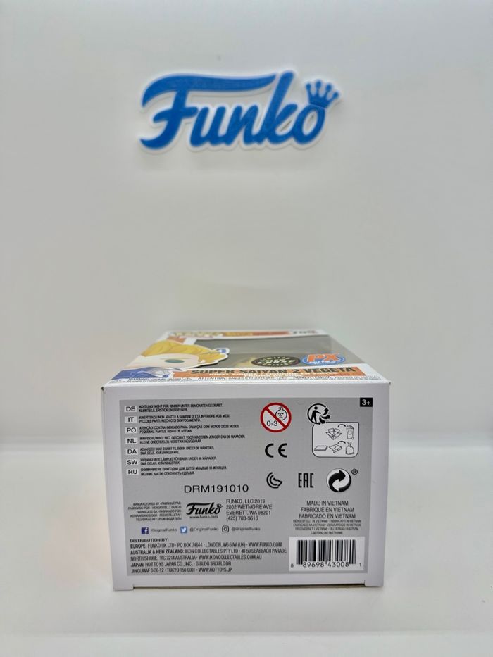 Funko Pop Dragon Ball Super Saiyan 2 Vegeta 709 Glow Chase PX 🇺🇸 - photo numéro 7