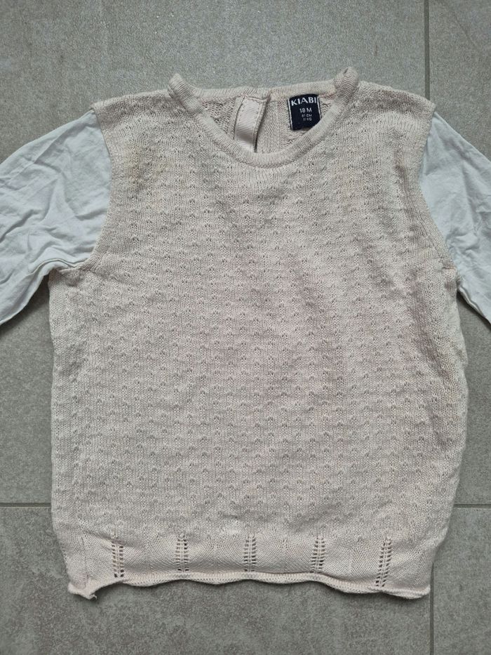 Ensemble tricot rose 18 mois - photo numéro 3