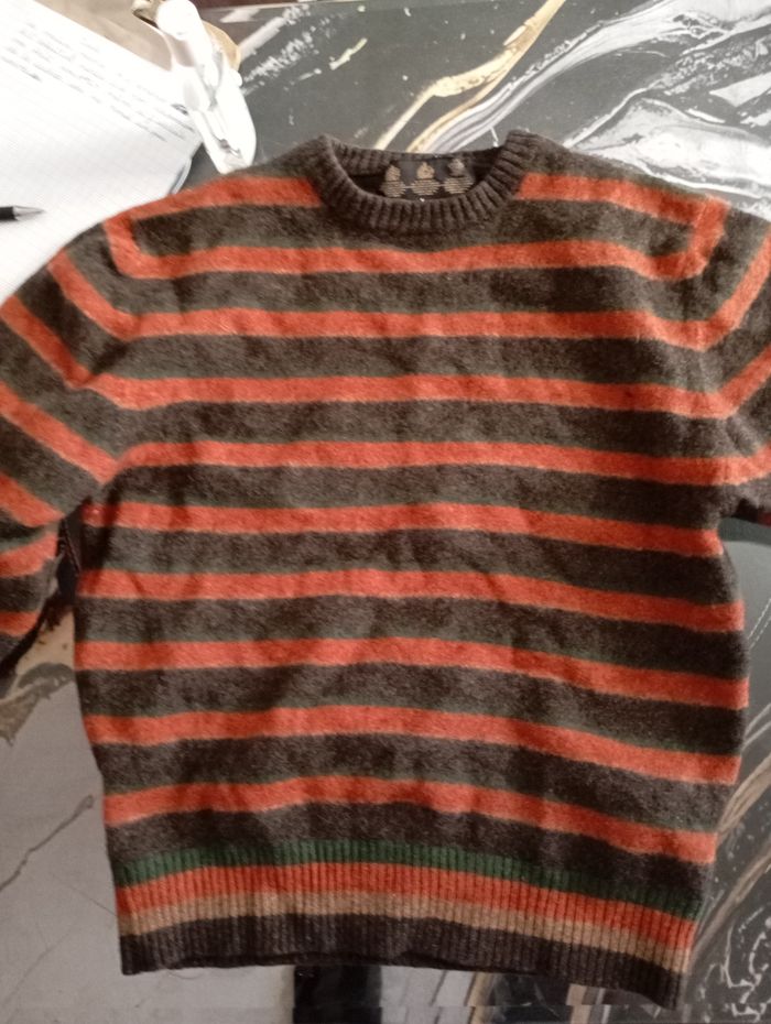 Pull barbour très bon état en laine d'agneau - photo numéro 2