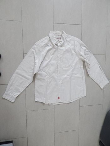 Chemise manches longues écru Célio taille M