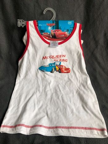 Ensemble débardeur + slip 6/8 ans car's