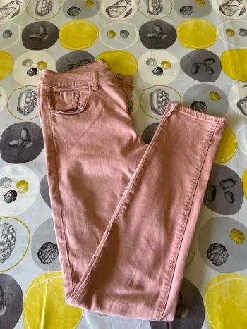 Jeans rose slim