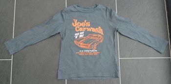 Joli tee-shirt manches longues garçon 5 ans