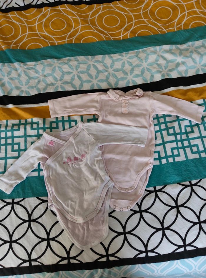 Lot body manches longues 3 mois
