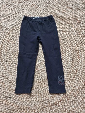 Legging noir 3 pommes 3 ans