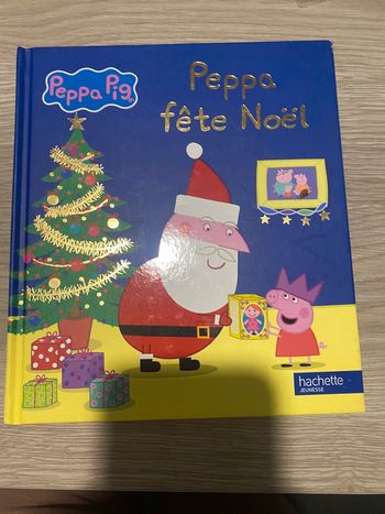 Livre peppa fête noel