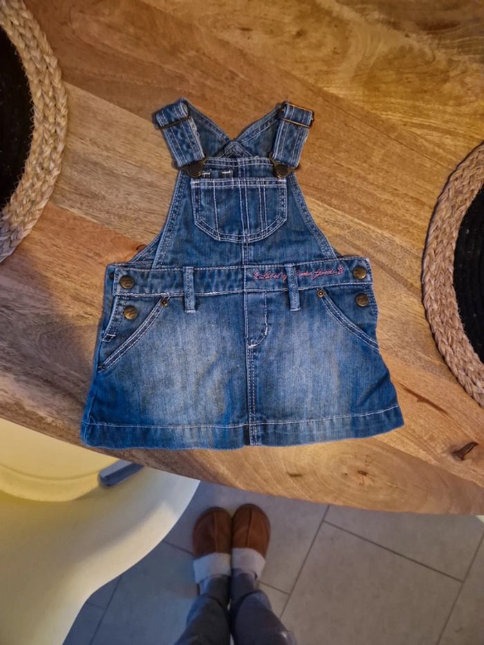 Petit haut + robe en jean - photo numéro 7