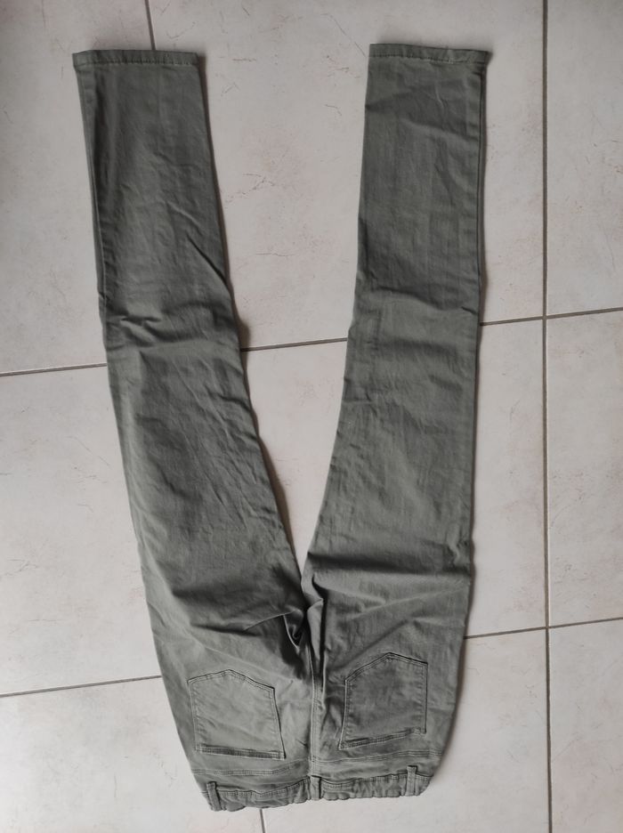 Jean kaki fille 12 ans neuf - photo numéro 2