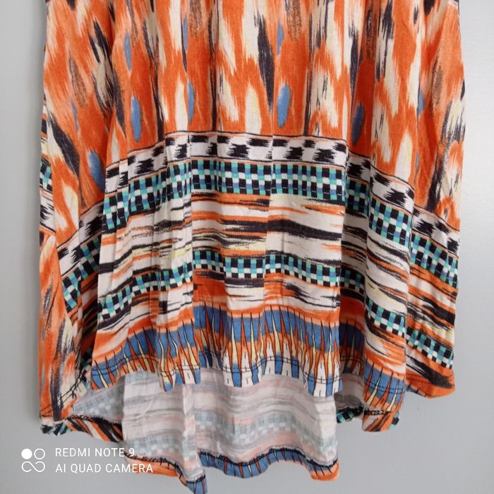 Robe bustier orange à motifs t38 Bershka - photo numéro 5