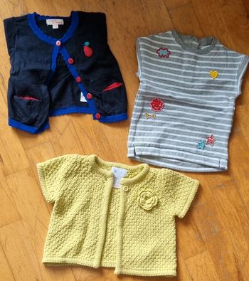 Lot de gilet et sweat