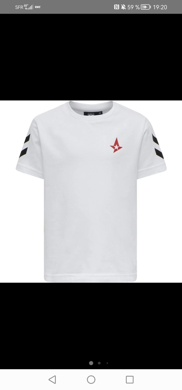 Tee shirt enfant Hummel x astralis