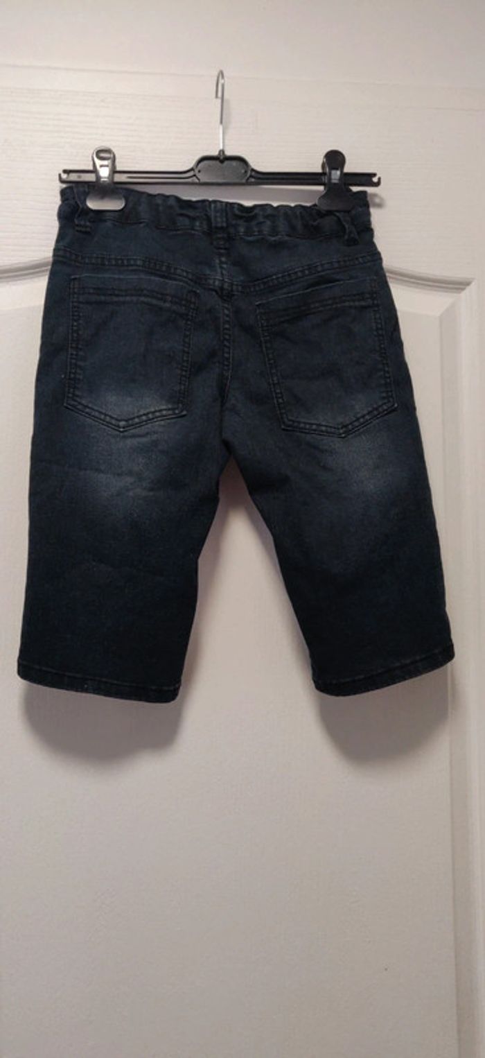 Bermuda en jean bleu Gémo 12 ans - photo numéro 2