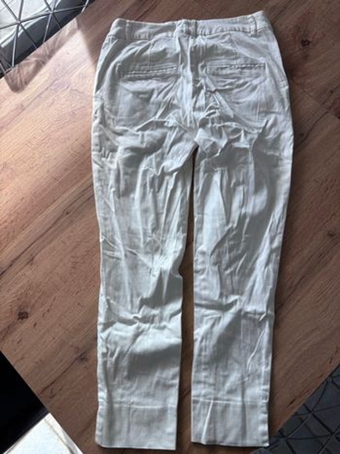 Pantalon blanc H&M femme taille 36 - photo numéro 3