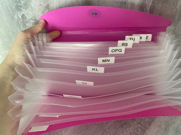 Porte document alphabétique - photo numéro 3